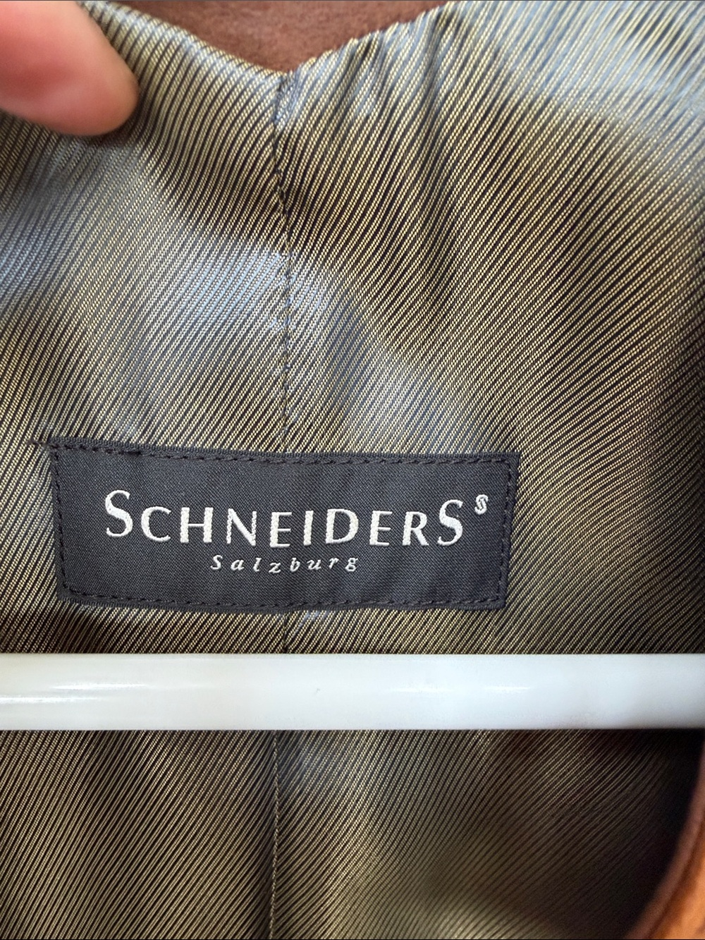 Schneiders Salzburg Trachten-style Brown 100% Goat Skin Suede Women's Jacket sz8 - Picture 4 of 15